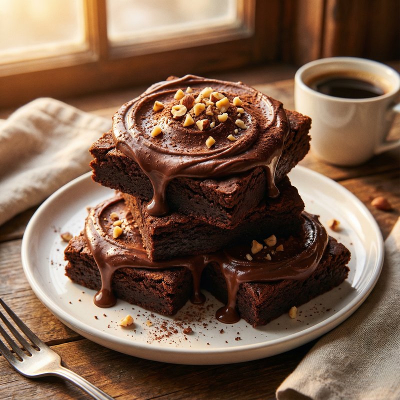 Banana Protein Brownies