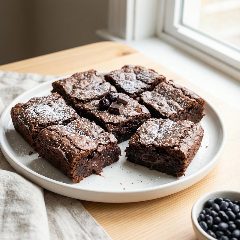 Black Bean Protein Brownies