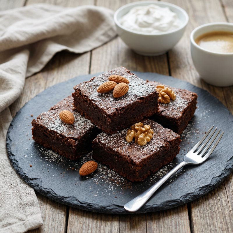 Vegan Protein Brownies