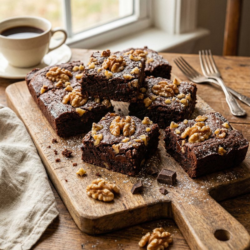 Zucchini Protein Brownies